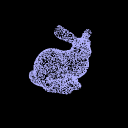Bunny point cloud input