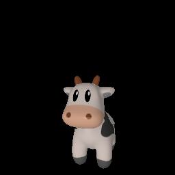Cow R_rel and T_rel of my choice render
