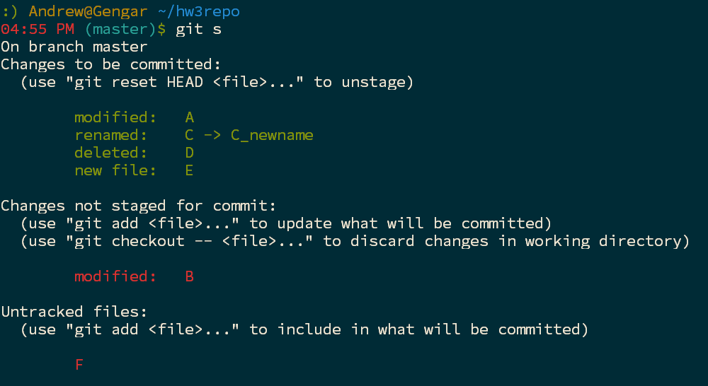 The final state of the git repo