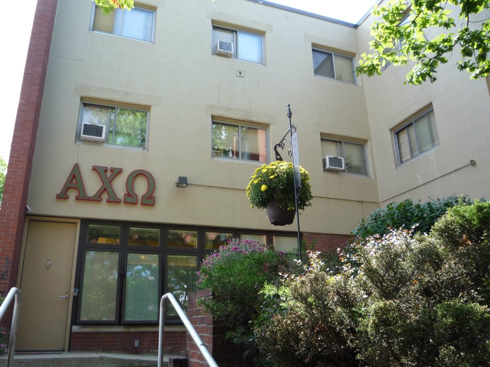 Exterior of Alpha Chi Omega House