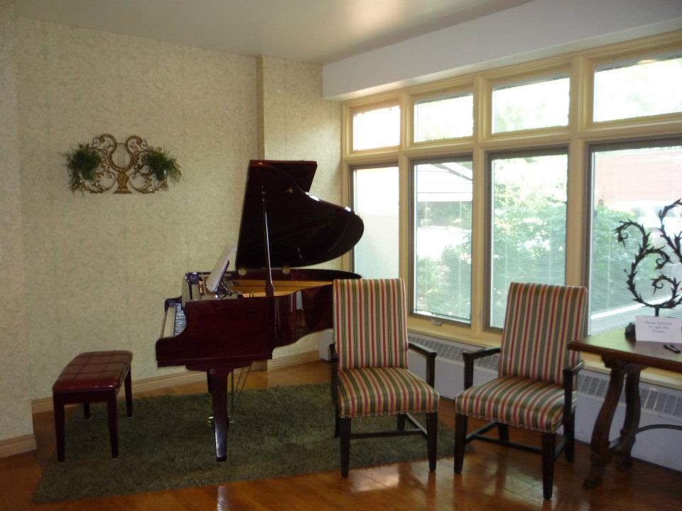 Piano Area in the Formal Living Room