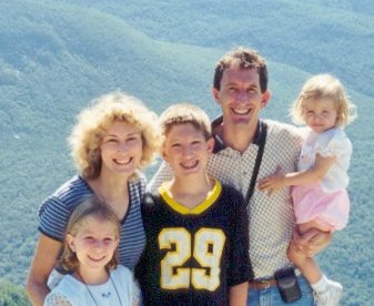 Christel family in the White Mountains of New Hampshire, specifically Franconia Notch State Park