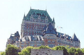 Chateau Frontenac, landmark of the city of Quebec
