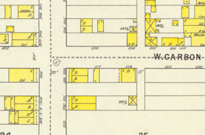 Cobbler noted on 1895 map