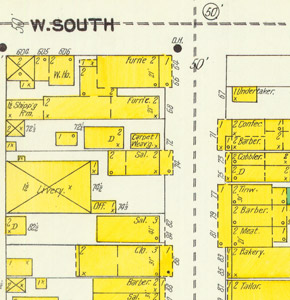 McMenamin location,
                1905