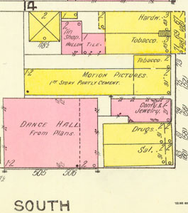 1912 Sanborn map detail
