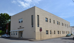 Former location of silk mill and Grand Opera House