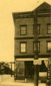 W. A. Bachman store, spectacles sign in window