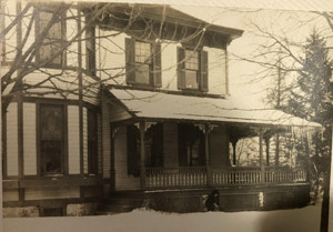 Becker home in Jeddo, 1930s