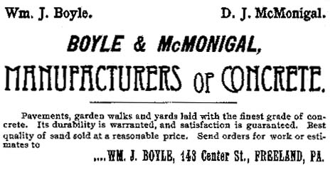 Boyle & McMonigle, concrete