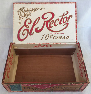 Bressler El Rector cigar box