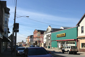 Centre and Front Streets, looking south