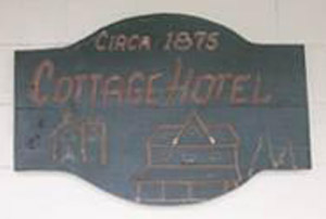 Cottage Hotel, historical label