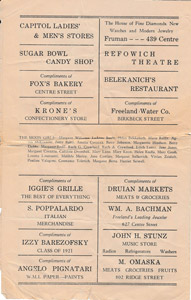 FHS 1936 comic operetta program