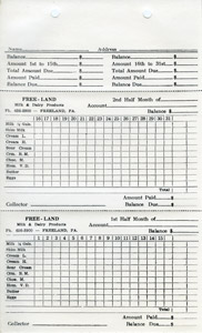 Freeland
                Dairy order form