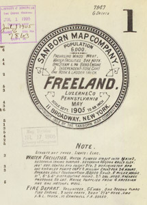 Freeland 1905 fire preparedness