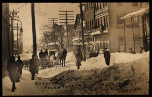 Blizzard 3-1-1914, looking south