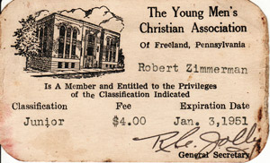 Freeland Y membership card