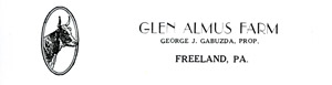 Glen Almus Farm letterhead
