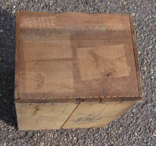 Henry George wooden box