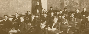 MMI classroom, 1904