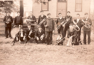 Eckley band at St. John's Reformed Church