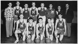MMI Varsity Basketball team, 1951