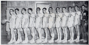 MMI Varsity Basketball team, 1953