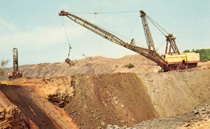 Strip mining near Freeland