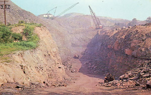 Strip mining near Freeland