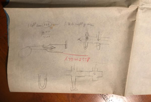 Frank N. Becker blueprint - coal gas production