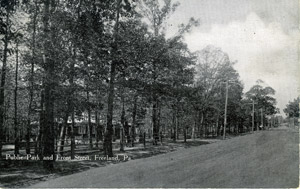 Public Park, looking west