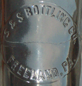S & S Bottling Co. bottle mark