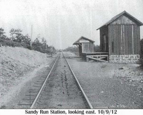 Sandy Run LVRR station