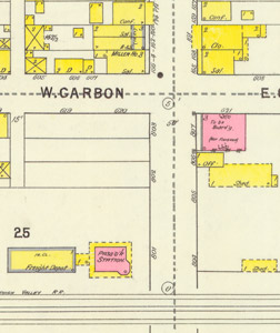 Peter Shambora saloon location 1895