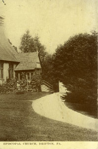 St. James Episcopal Church, Drifton, postcard