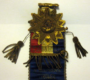 St. Stephen's Tiroler Society ribbon