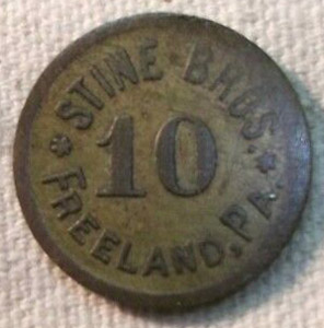 Stine Bros. bus token