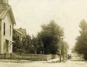 Presbyterian Church, horse wagon, Upper Lehigh