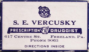 S. E. Vercusky pillbox