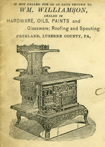 Williamson hardware ad, 1893