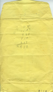Woodie's photo development envelope