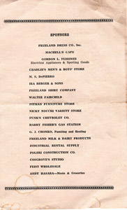 FHS class of 1951 class play program