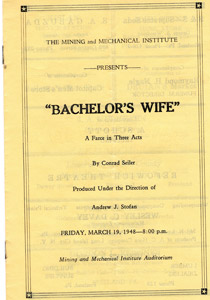 MMI 1948 school play program