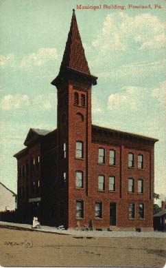 Borough Building, postcard