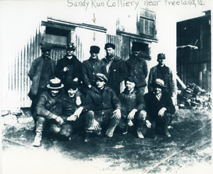 Sandy Run miners, circa 1925