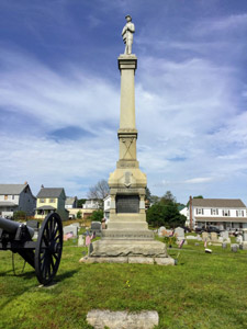 Coxe Memorial at the Freeland Cemetery