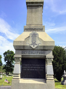 Soldiers Monument, Freeland Cemetery