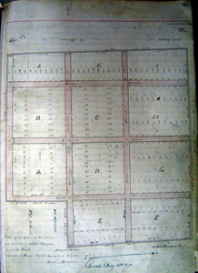 1870 Freehold map