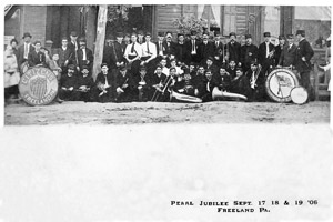 Citizens and [St. Ann's?] Bands, Pearl Jubilee 1906